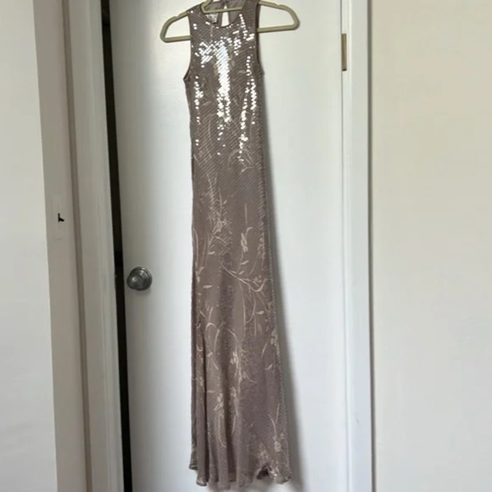 Sequin Sleeveless Gown